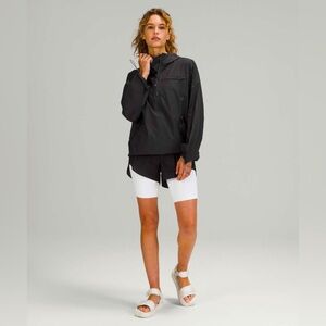 Lululemon Step Out Anorak Jacket Size Small Black Packable Jacket